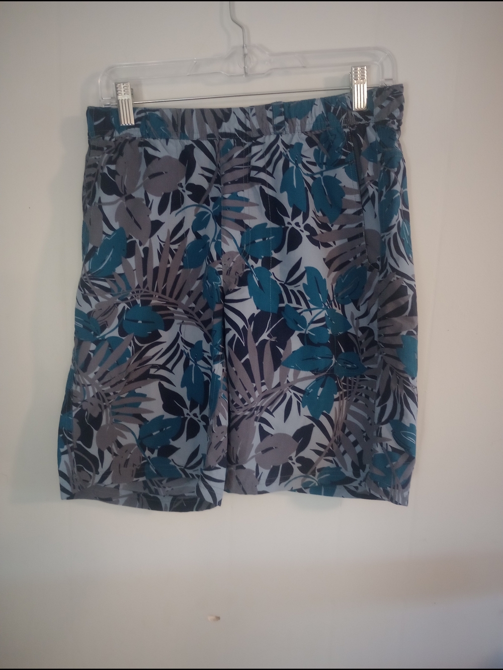 Men's L.L. Bean Tropical Print Swim Shorts Size Small